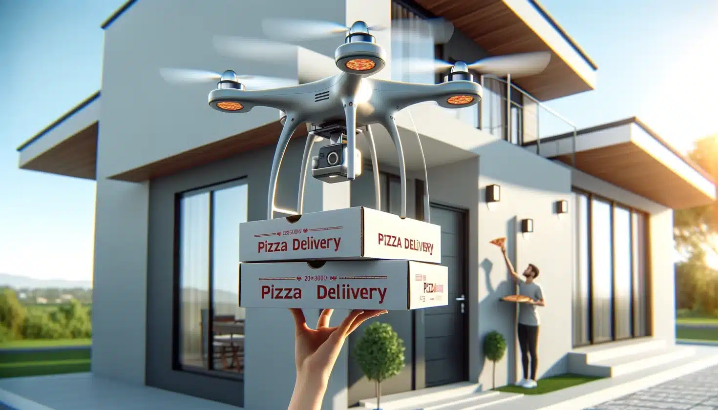 Drones vão entregar sua comida em casa