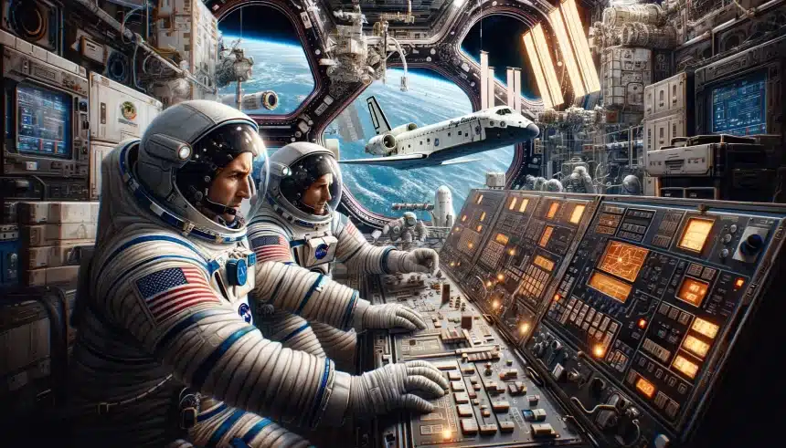 2 astronautas americanos estão presos no espaço após problema em espaçonave