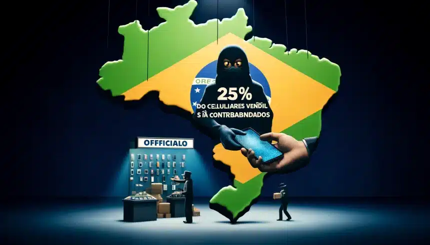 25% dos celulares vendidos no Brasil são contrabandeados