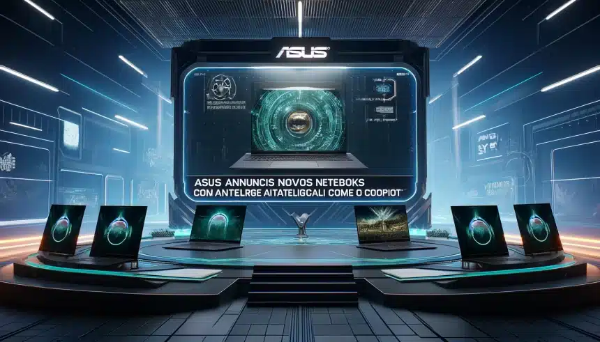ASUS anuncia novos notebooks com AMD Ryzen e inteligência artificial com o Copilot