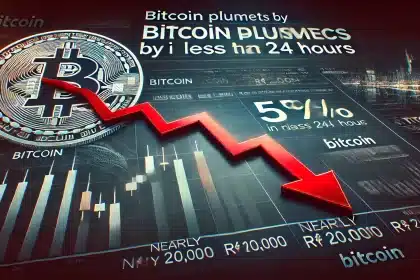 Bitcoin em forte queda