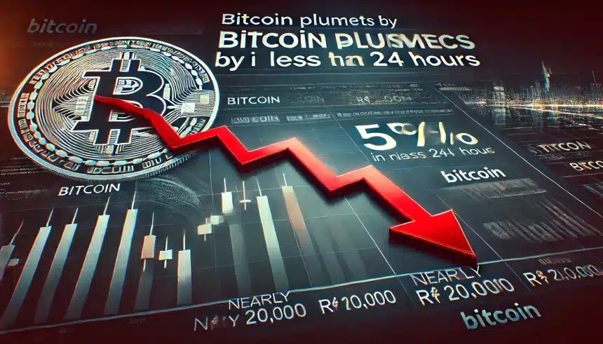 Bitcoin em forte queda