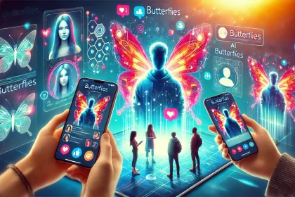 Butterflies é nova rede social que permite interação entre pessoas reais e criadas por IA