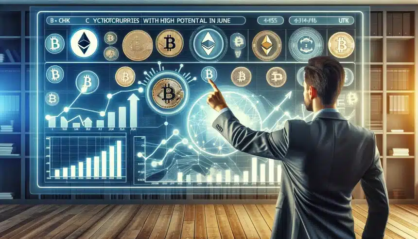 Especialista aponta criptomoedas com potencial de grande valorização em junho