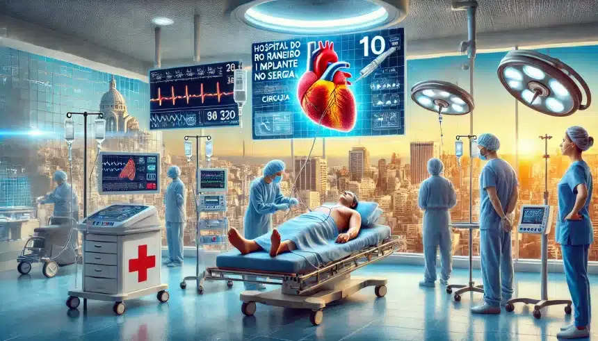 Hospital do Rio de Janeiro realiza 1º implante no coração sem cirurgia