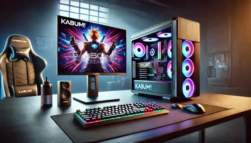 KaBuM! apresenta, na Gamescom Latam, super PC game único no mundo