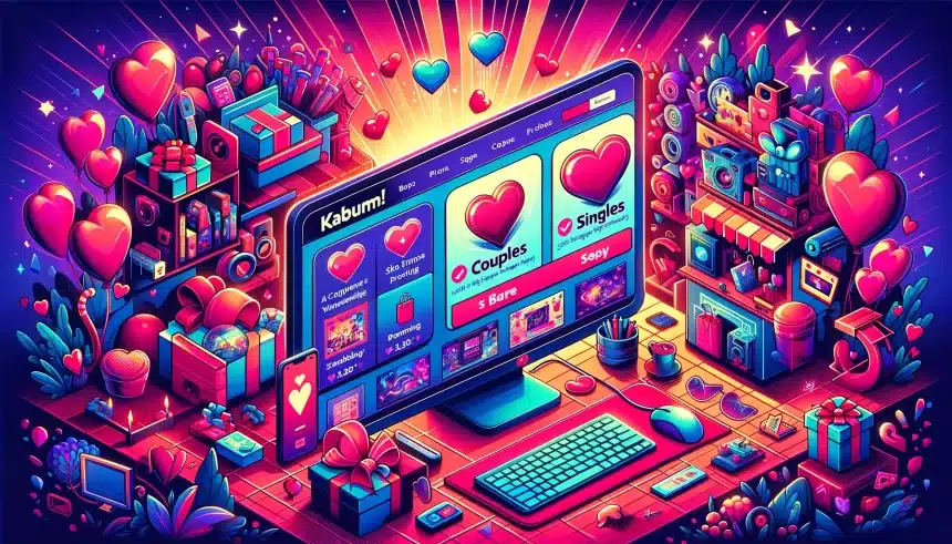 KaBuM tem promoções para casais e solteiros