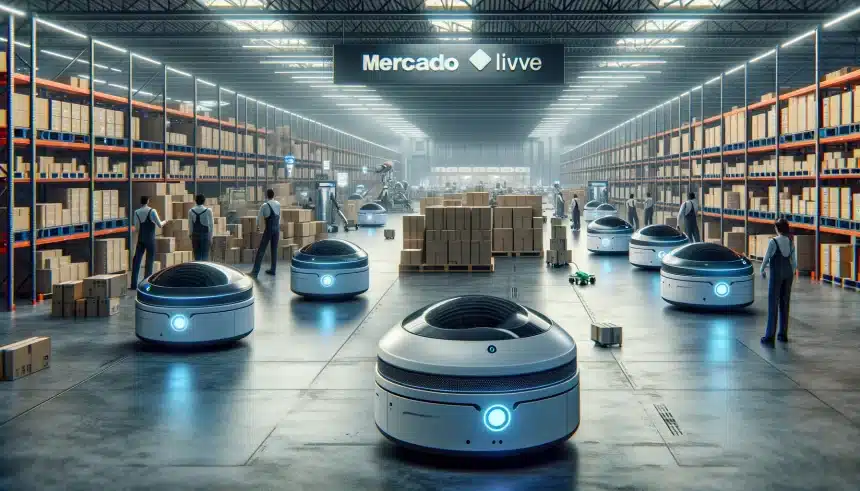 Mercado Livre contrata mais de 300 robôs para trabalhar em centro de distribuição