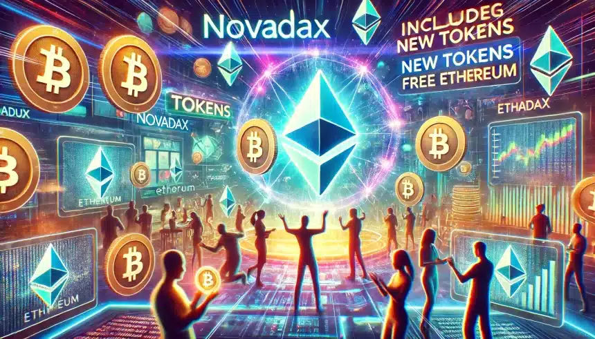 NovaDAX inclui novos tokens e distribui Ethereum gratuito
