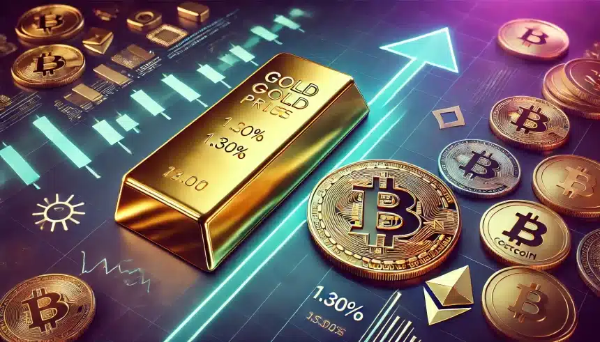 Ouro sobe e deixa criptomoeda amargando quedas e incertezas