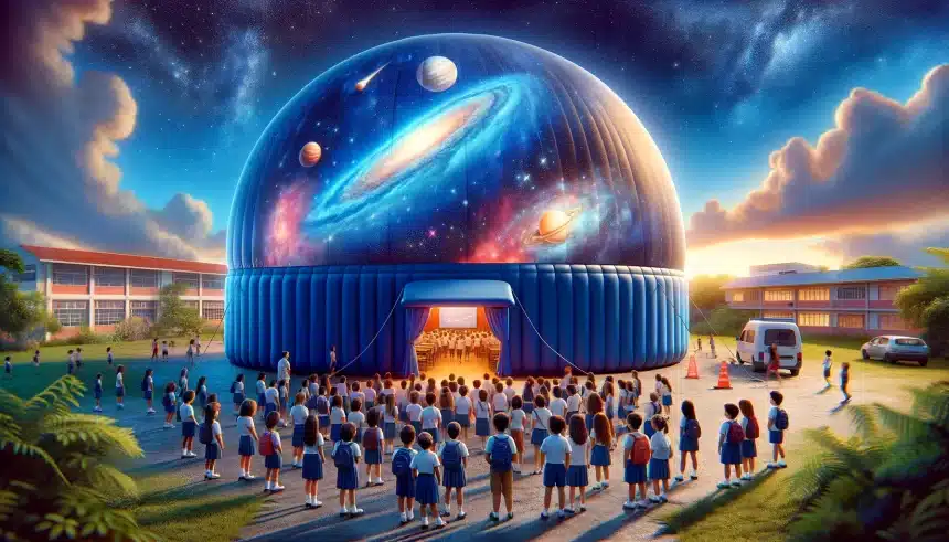 Planetário móvel no Brasil