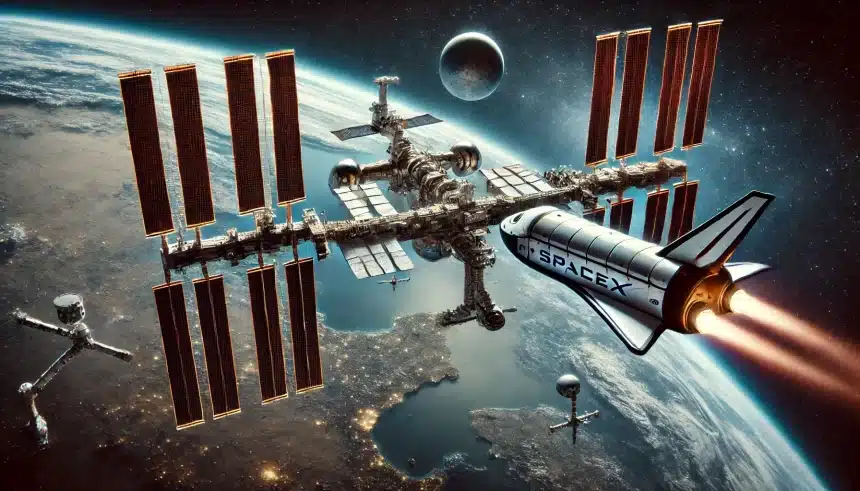 SpaceX é contratada pela NASA para desativar a Estação Espacial Internacional