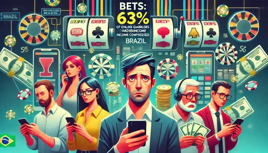 Usuários que fazem aposta online no Brasil tiveram parte da sua renda comprometida