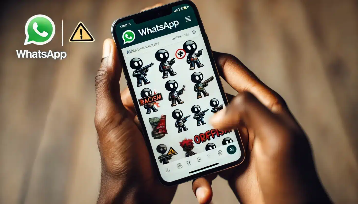 WhatsApp é acusado de gerar imagens racistas com crianças armadas