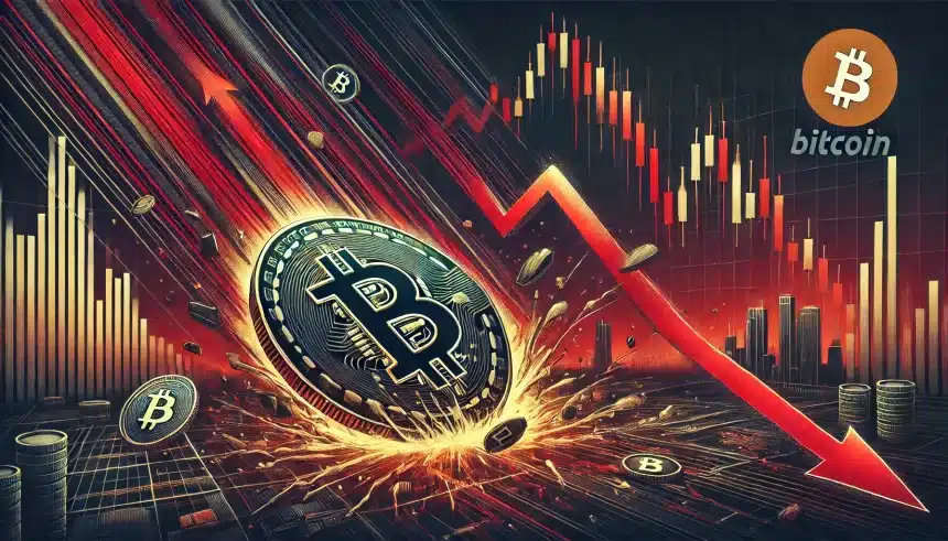 Bitcoin em queda livre