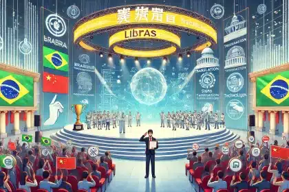 Brasileiro é premiado em competição de ciência e tecnologia na China com projeto de tradução de LIBRAS