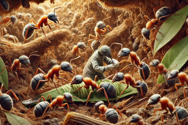 Cientistas descobrem que formigas tem médico próprio e fazem cirurgias