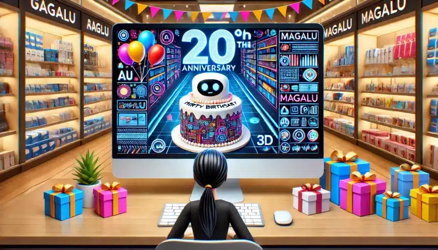 Lu, do Magalu, comemora 20 anos com atualização com IA, tecnologia 3D e dando prêmio no TikTok