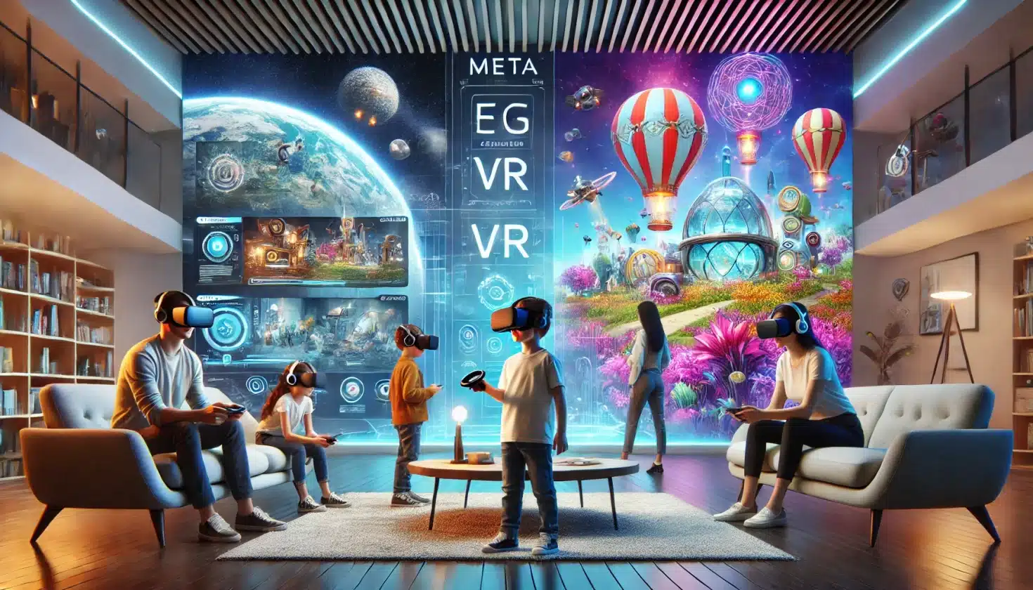 Meta anuncia que vai liberar crianças para interagir com realidade virtual