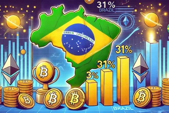 Número de usuários de criptomoedas cresce 31% no Brasil e coloca país em 9º lugar no ranking mundial