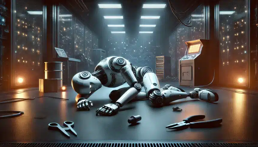 Robô comete suicidio após horas de trabalho intenso