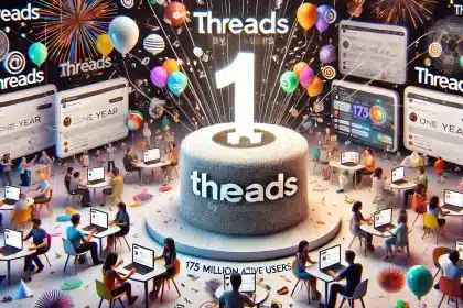 Threads completa um ano com 175 milhões de usuários ativos
