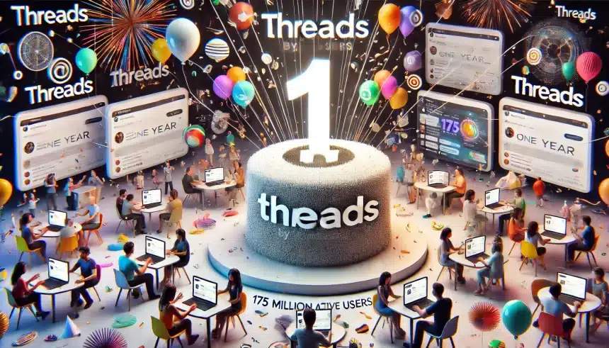 Threads completa um ano com 175 milhões de usuários ativos
