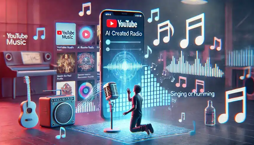 YouTube Music lança rádio criada por IA e descoberta de música cantando e até assobiando