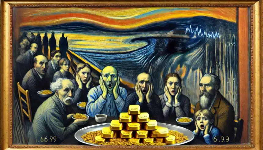 Preço do ouro mostra incerteza