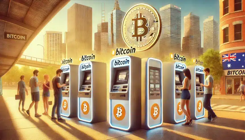 Austrália lidera expansão de caixas eletrônicos de bitcoin