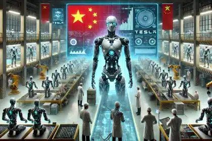 China planeja superar tesla na produção de robôs humanoides