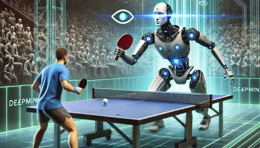 DeepMind apresenta robô jogador de tênis de mesa capaz de vencer humanos