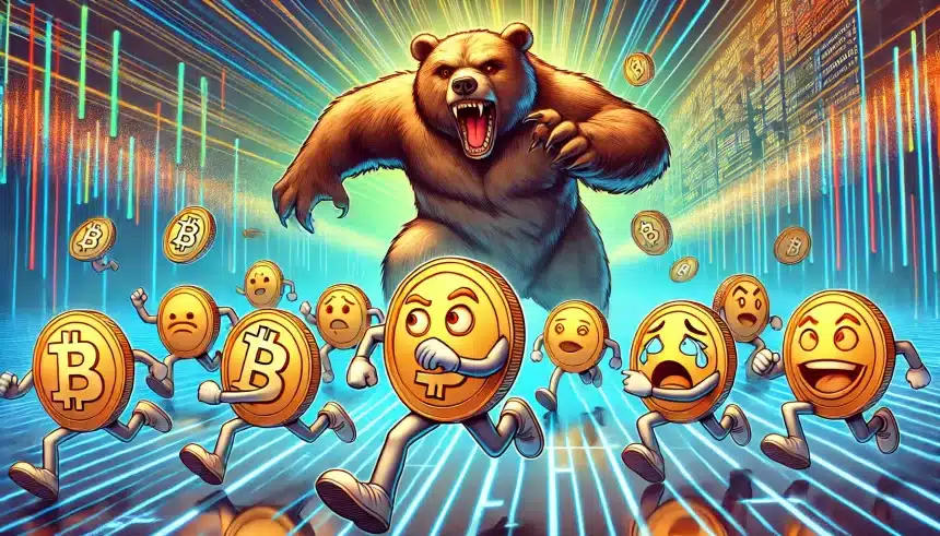 Memecoins na Solana despencam de valor