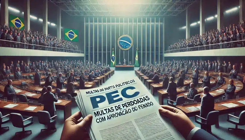 Multas de partidos políticos são perdoadas com aprovação de PEC no senado