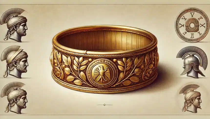 Pulseira de ouro da época romana