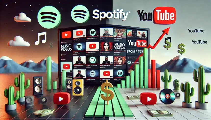 Spotify quer desbancar YouTube, aumentando vídeos e faturando alto com anúncios