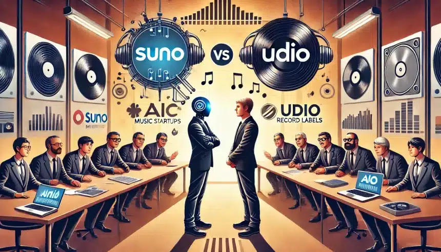 Startups de música de IA, Suno e Udio, acusam gravadoras de tentar impedir competição