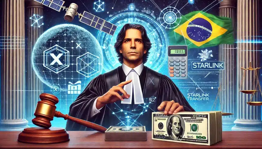 Alexandre de Moraes ordena transferência de R$ 182 milhões do X e Starlink para a União