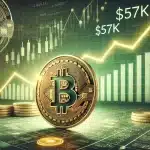 Bitcoin recupera $57K, mas cresce com cautela