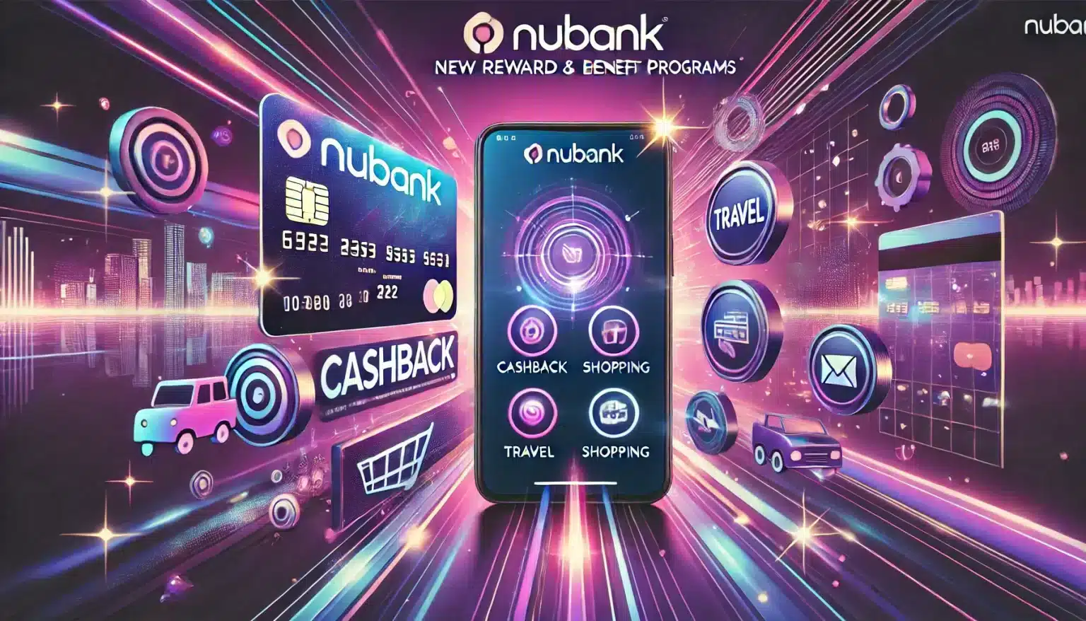 Nubank lança novas modalidades em seu programa de recompensas e benefícios