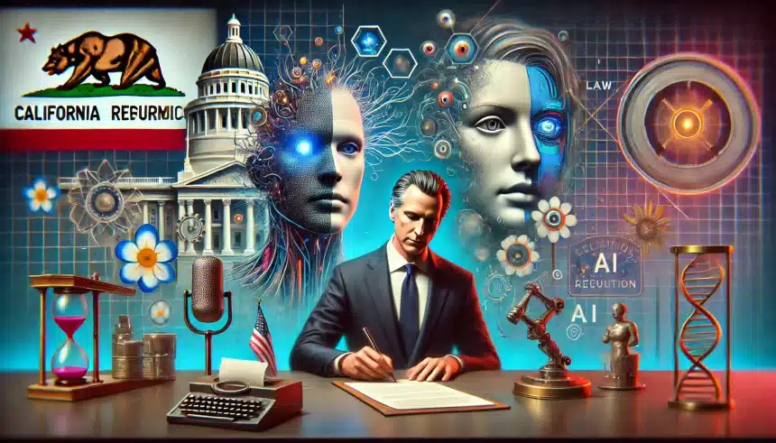 Governador da Califórnia sanciona leis rigorosas para regulamentar IA e proteger artistas
