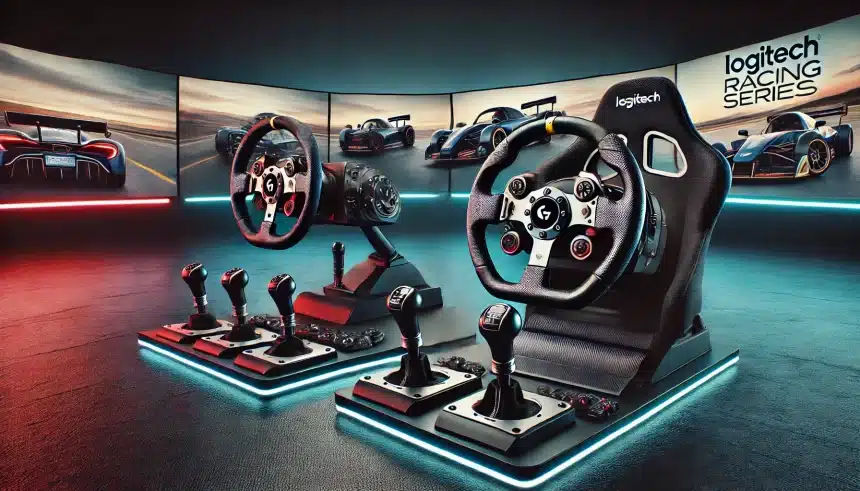 Logitech apresenta novos volantes e trocadores de marchas da série Racing