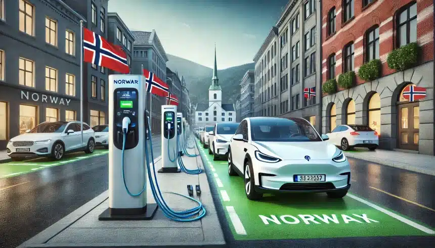 Noruega se torna o primeiro país do mundo com mais carros elétricos do que movidos a gasolina