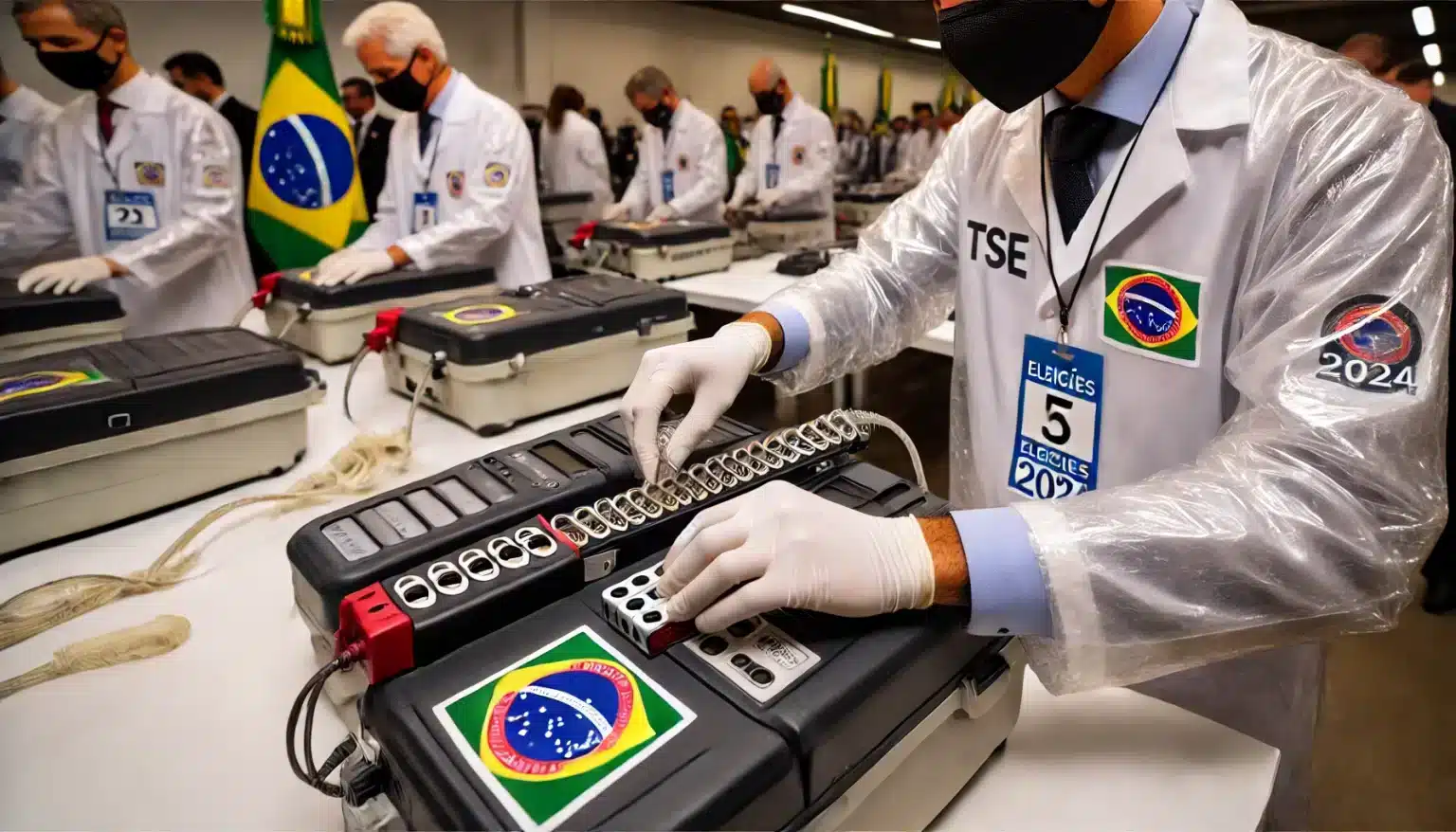 TSE lacra sistema das urnas que serão usadas nas Eleições 2024