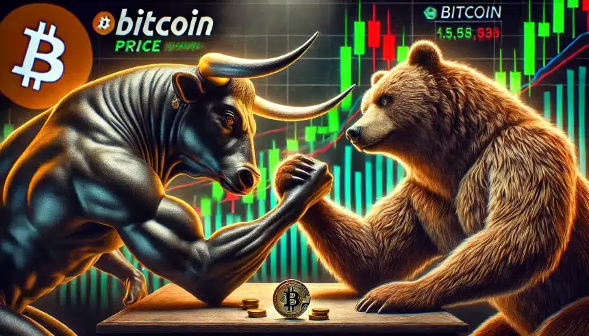 Touros e ursos lutam pelo controle no preço do Bitcoin
