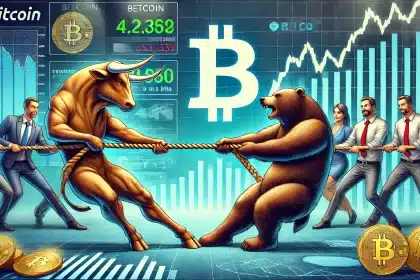 Bitcoin preso em movimento lateral
