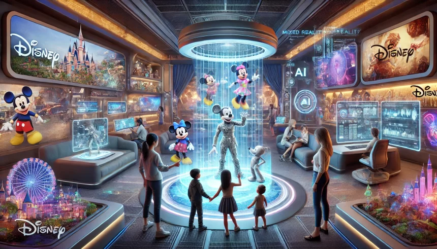 Disney cria unidade de tecnologia para transformar realidade mista e IA no futuro do entretenimento