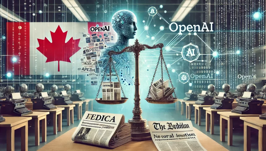 Empresas de mídia canadenses processam OpenAI por uso indevido de conteúdo jornalístico