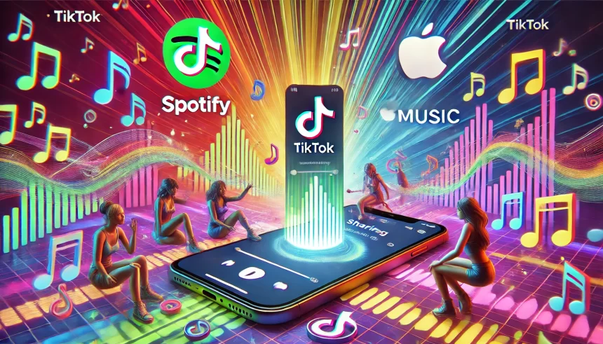 TikTok lança ferramenta para compartilhar músicas do Spotify e Apple Music