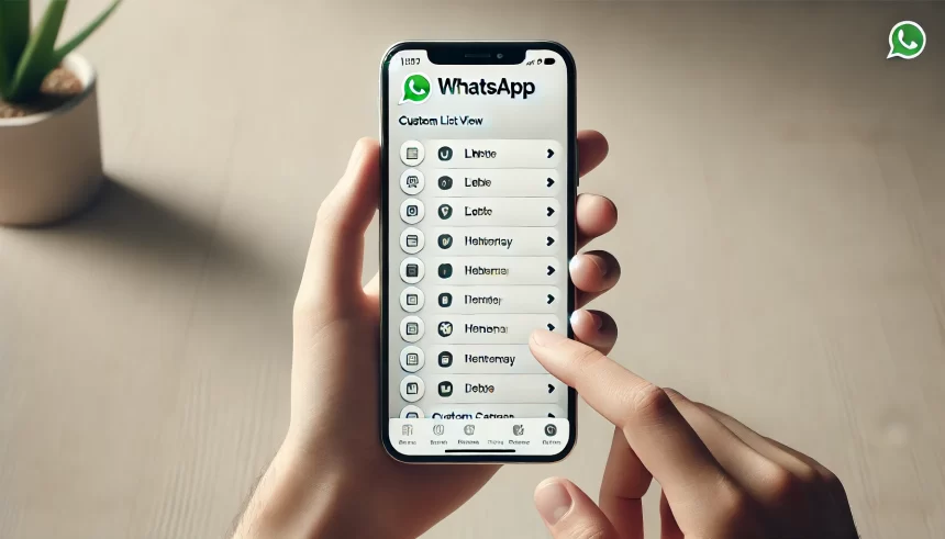 WhatsApp lança recurso de listas para organizar chats por categorias personalizadas